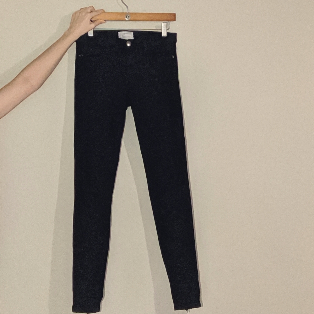 Current/Elliott Charcoal Stretch Skinny Jeans